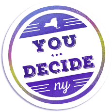 YOU(th) Decide NY logo